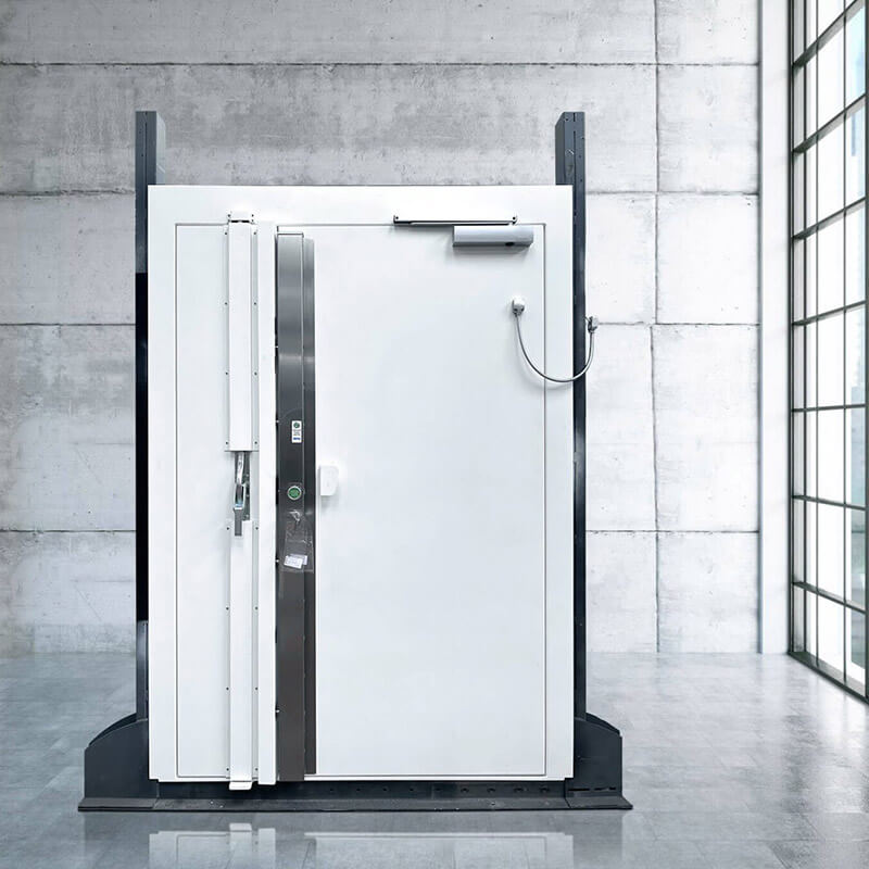 Porte blindée anti-effraction CR4 et pare-balles FB7